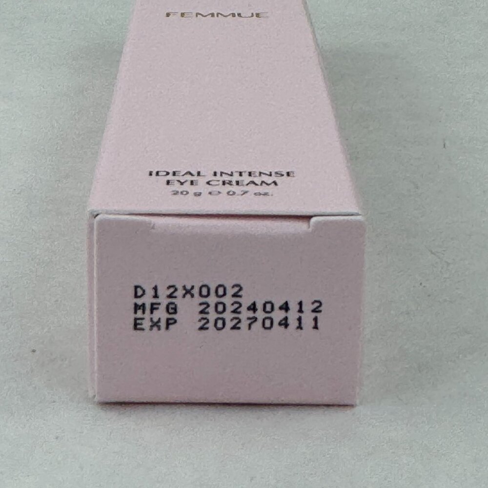 Femmue Ideal Intense Eye Cream 20g Anti-Aging Hydrating Reduces Puffiness NEW - Picture 5 of 7